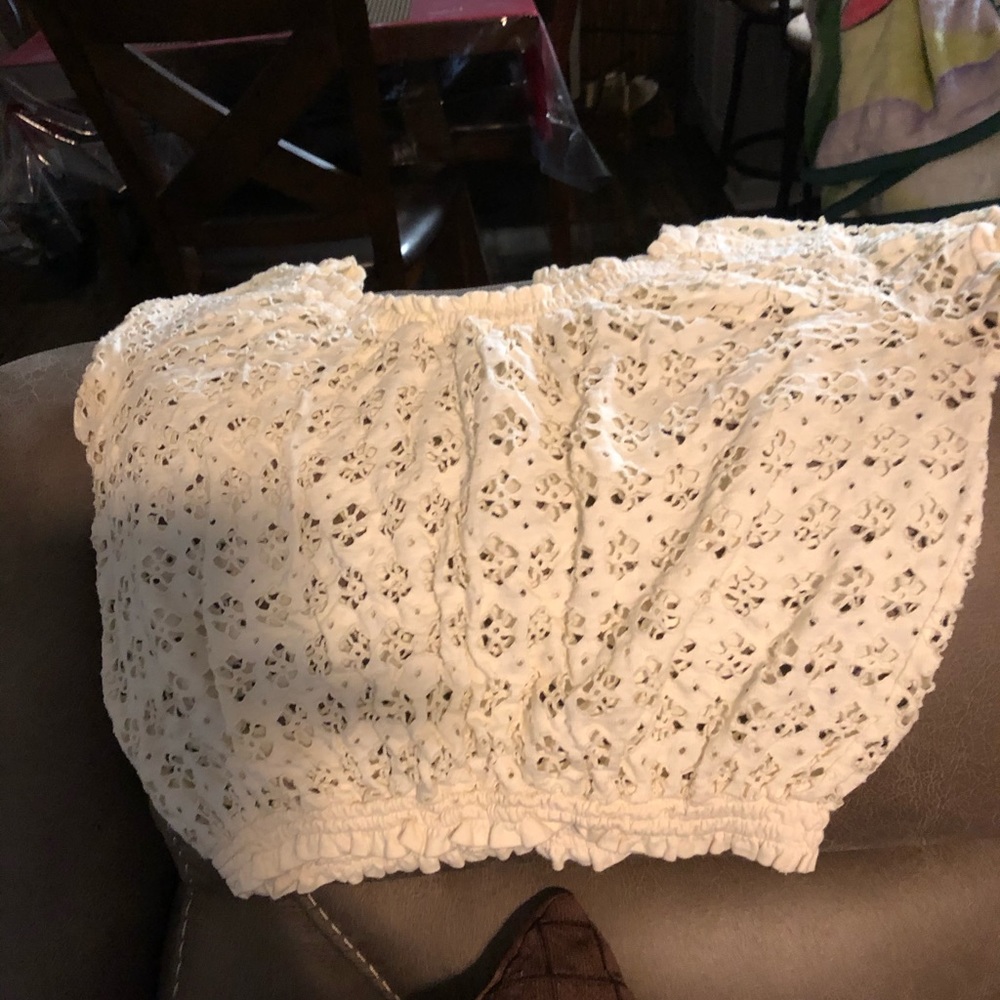 Crop knitted top